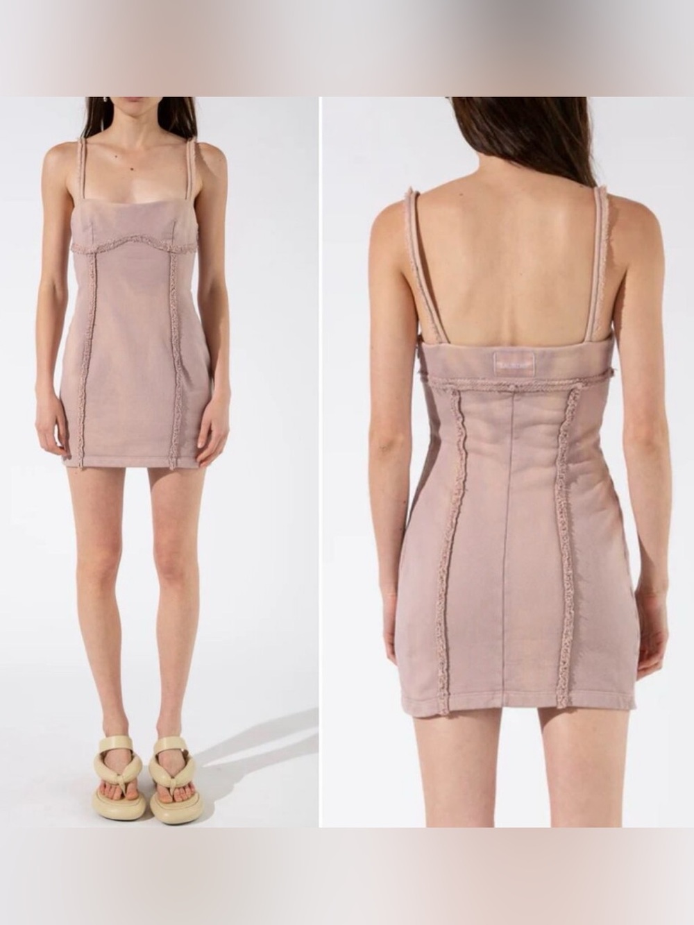 OFF-WHITE LAUNDRY MINI DRESS. NWT!  Size 4
